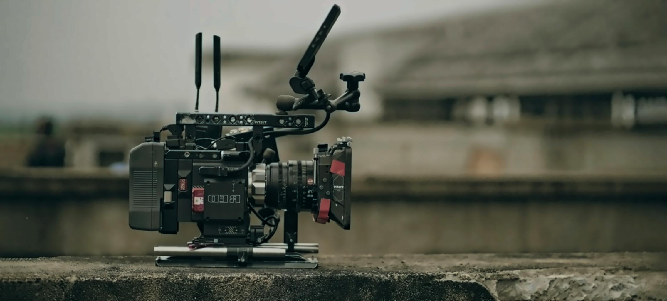 Video editing workspace with timeline and tools